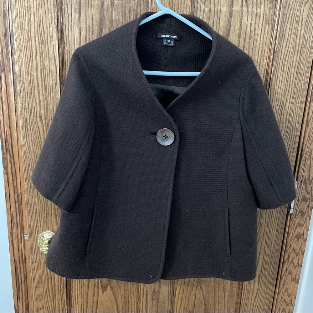Ellen Tracy Jacket with Button